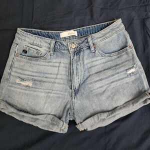 Kancan Women's Blue Denim Shorts